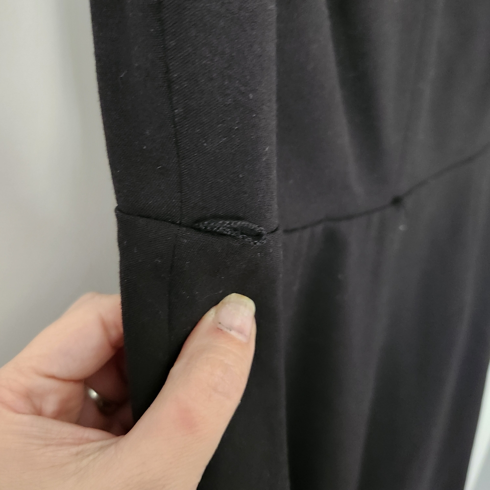 Calvin Klein Black Sleeveless Midi A-Line Dress - Picture 5 of 6